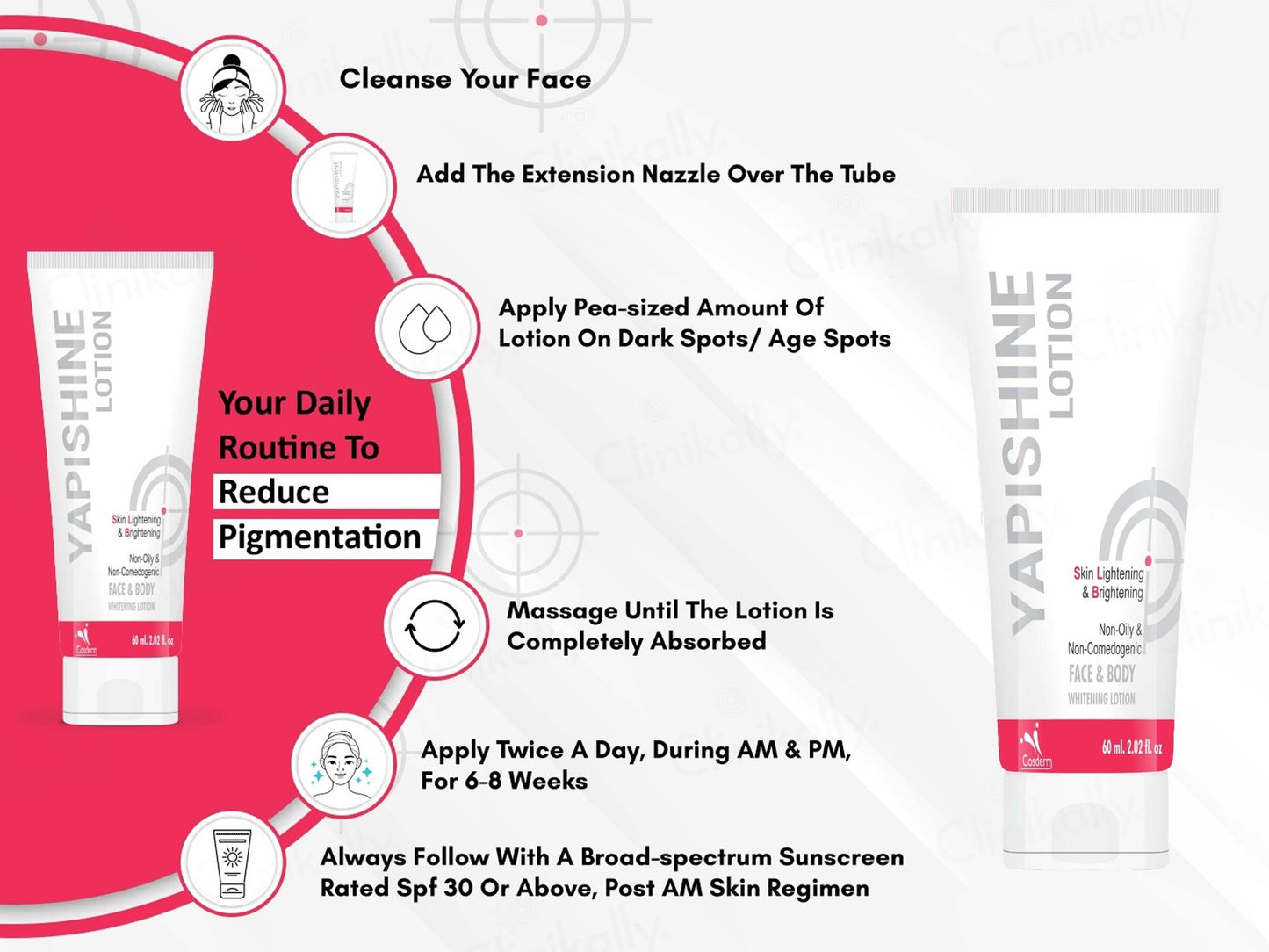 Yapishine Face & Body Whitening Lotion