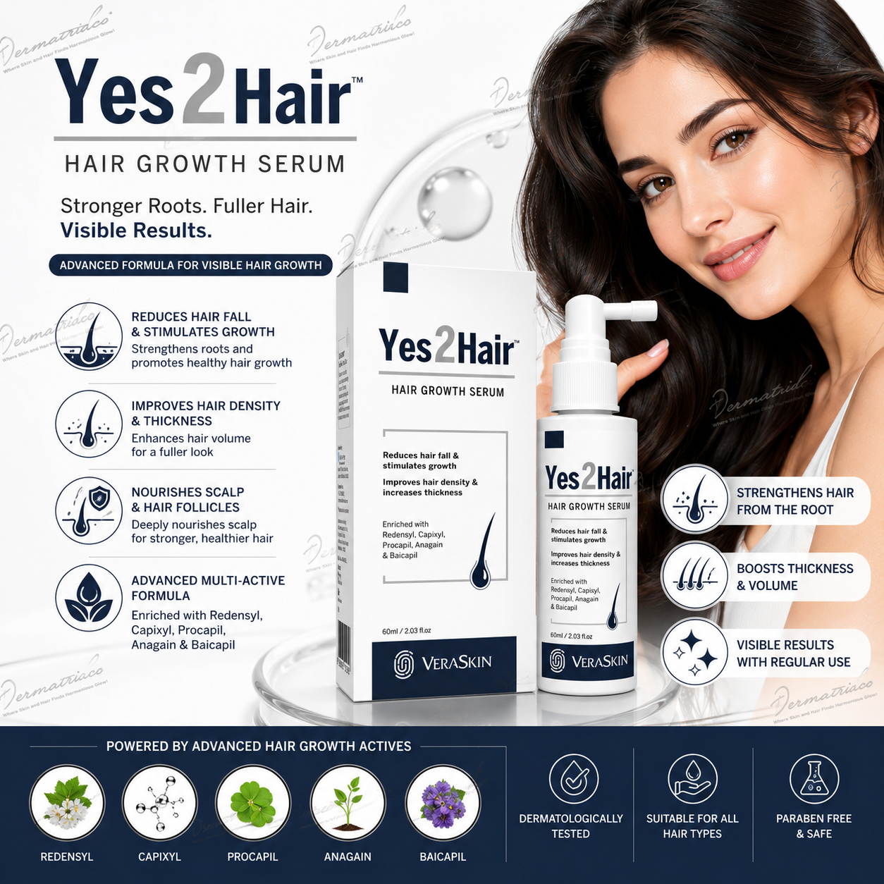 Yes2Hair Hair Growth Serum| VeraSkin