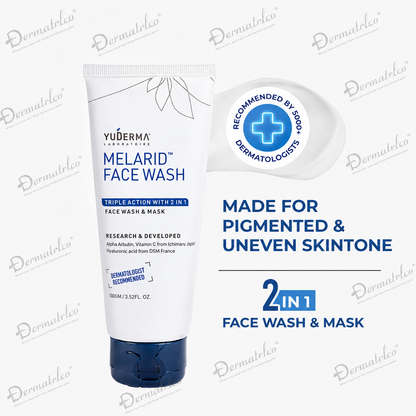 Yuderma Melarid Triple Action 2 in 1 Face Wash & Mask