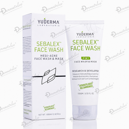 Yuderma Sebalex 2 in 1 Face Wash & Mask
