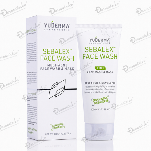 Yuderma Sebalex 2 in 1 Face Wash & Mask