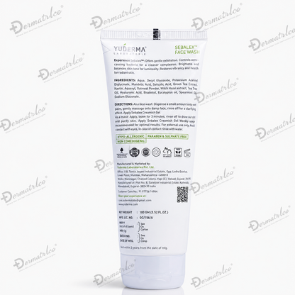 Yuderma Sebalex 2 in 1 Face Wash & Mask