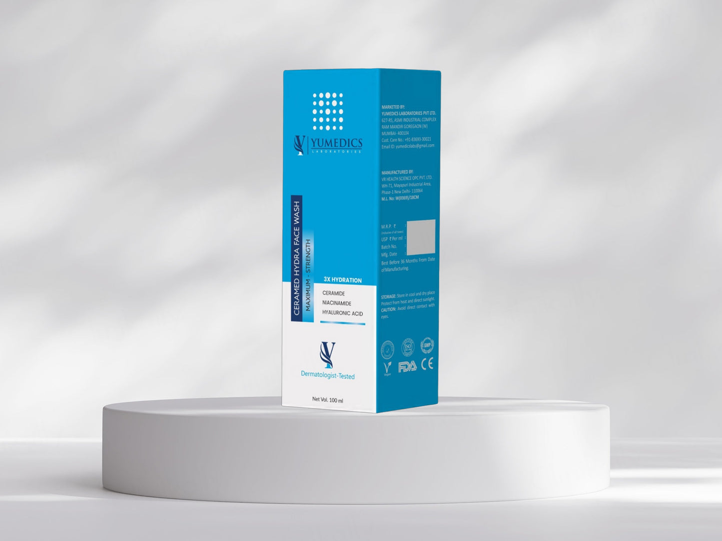 Yumedics Ceramed Hydra 3X Hydration Face Wash