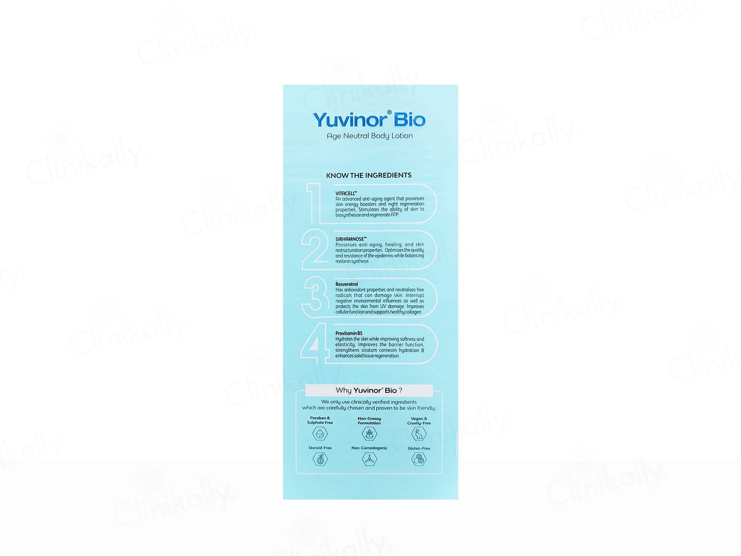 Yuvinor Bio Age Neutral Body Lotion