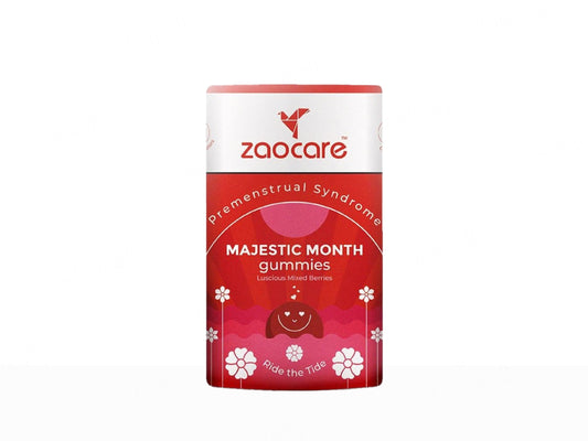 Zaocare Majestic Month Premenstrual Syndrome Gummies - Luscious Mixed Berries Flavour