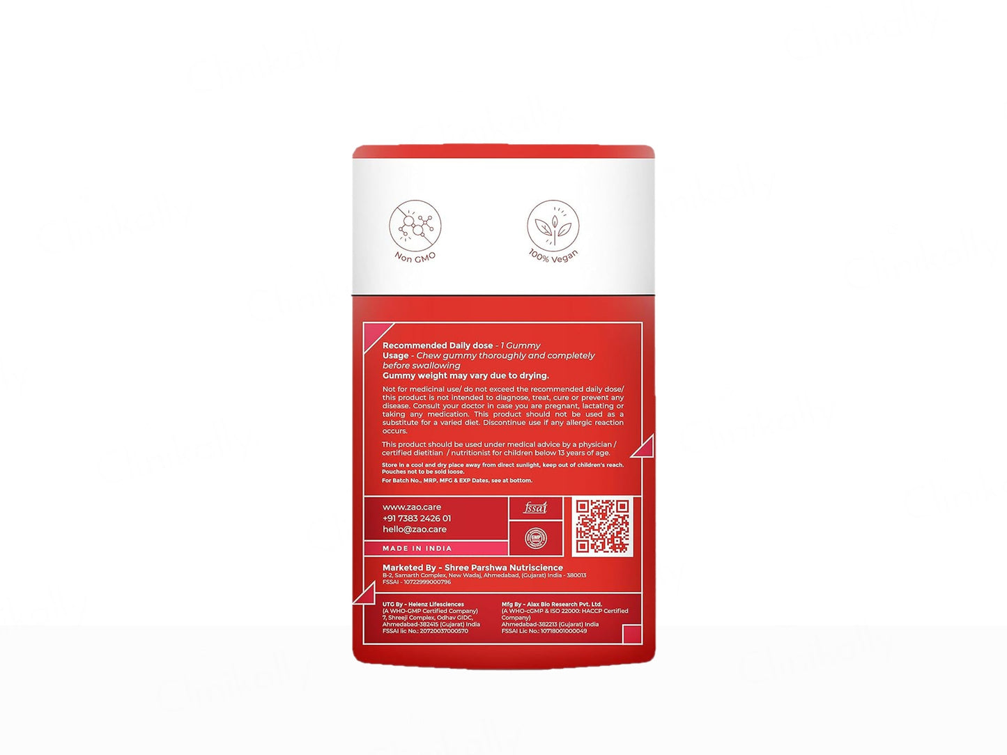 Zaocare Majestic Month Premenstrual Syndrome Gummies - Luscious Mixed Berries Flavour