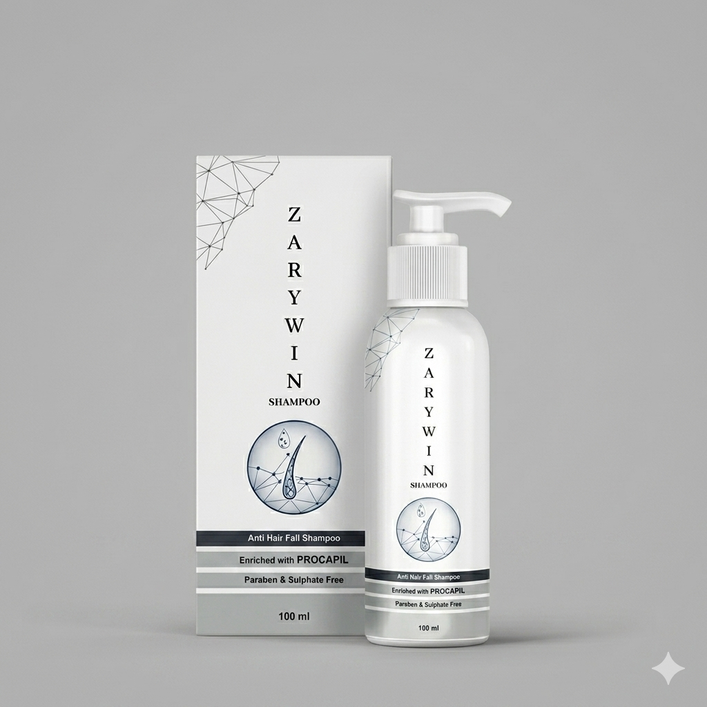 Zarywin Anti Hair Fall Shampoo Paraben Sulphate Free