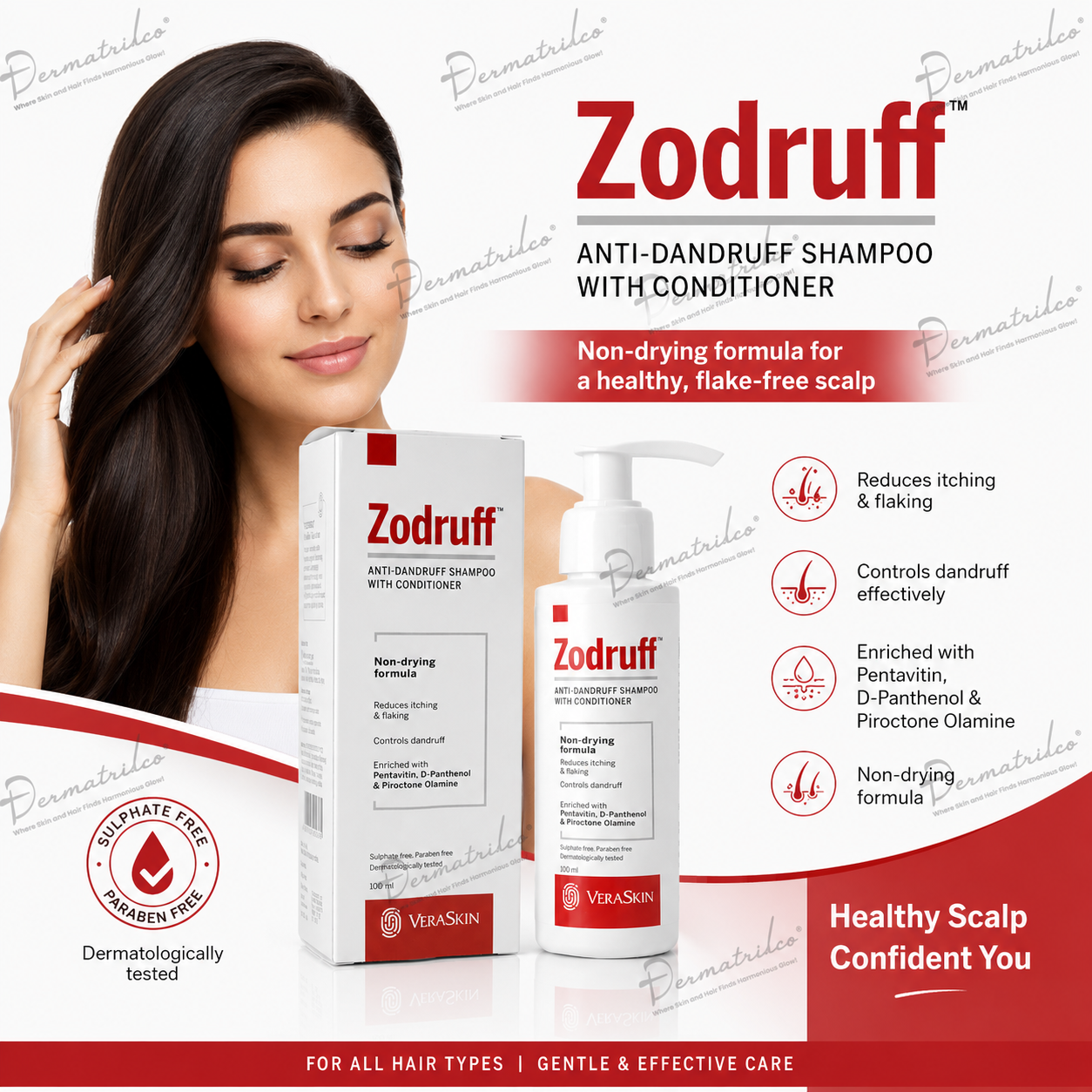 Zodruff Anti-Dandruff shampoo | VeraSkin