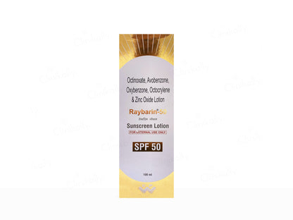 Raybarin-50 Sunscreen Lotion SPF 50