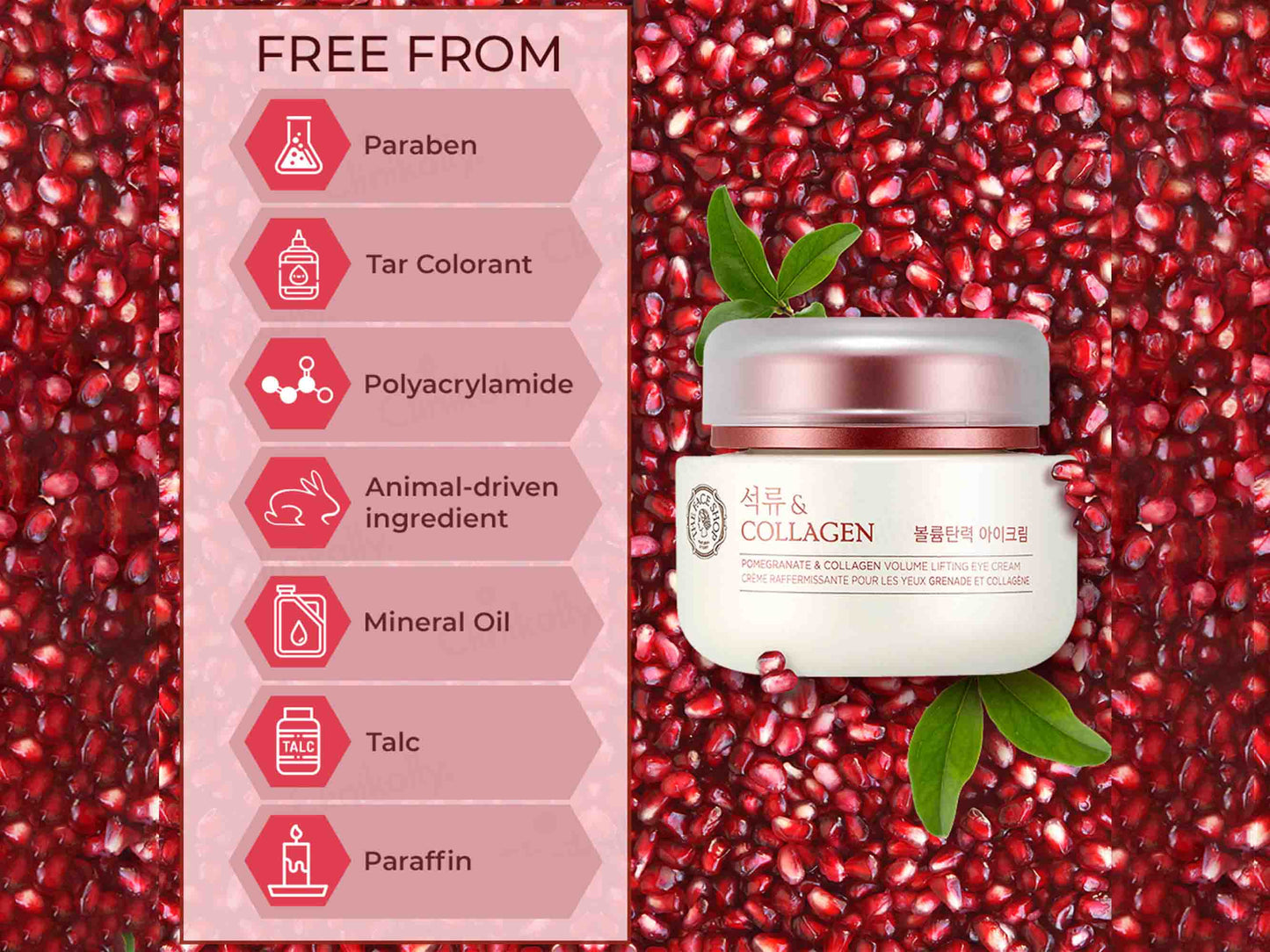 The Face Shop Pomegranate & Collagen Volume Lifting Eye Cream