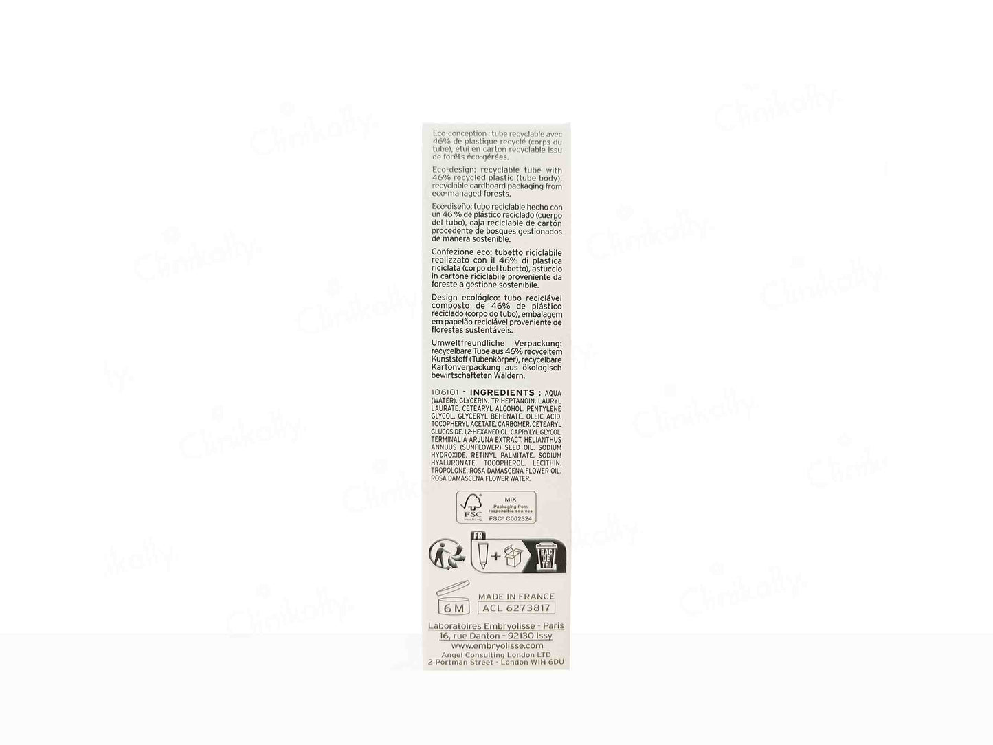 Embryolisse Smoothing Eye Contour Care