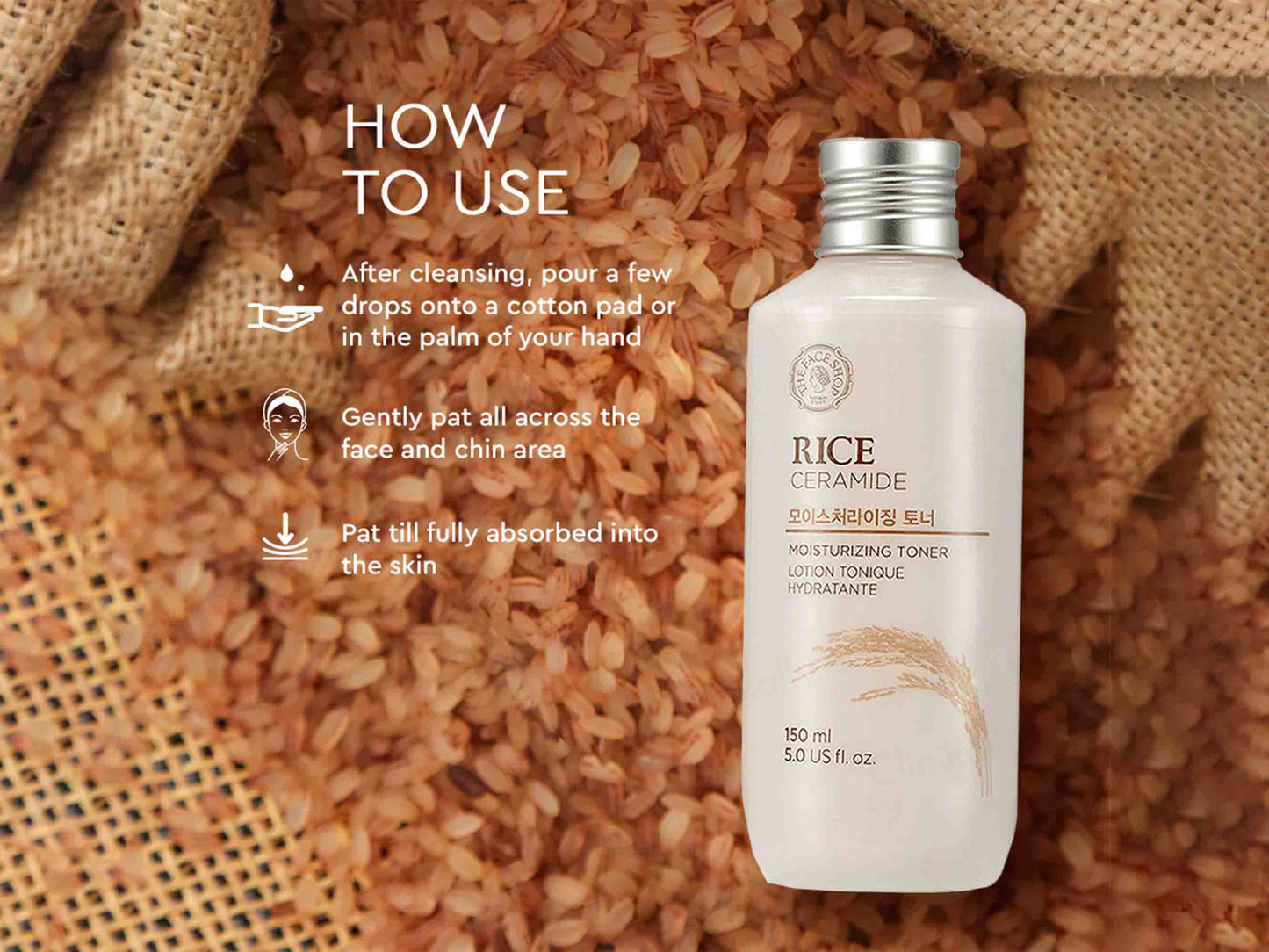 The Face Shop Rice & Ceramide Moisturizing Toner