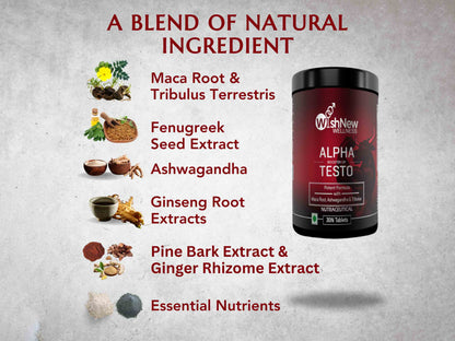 WishNew Wellness Alpha Booster of Testo Tablet