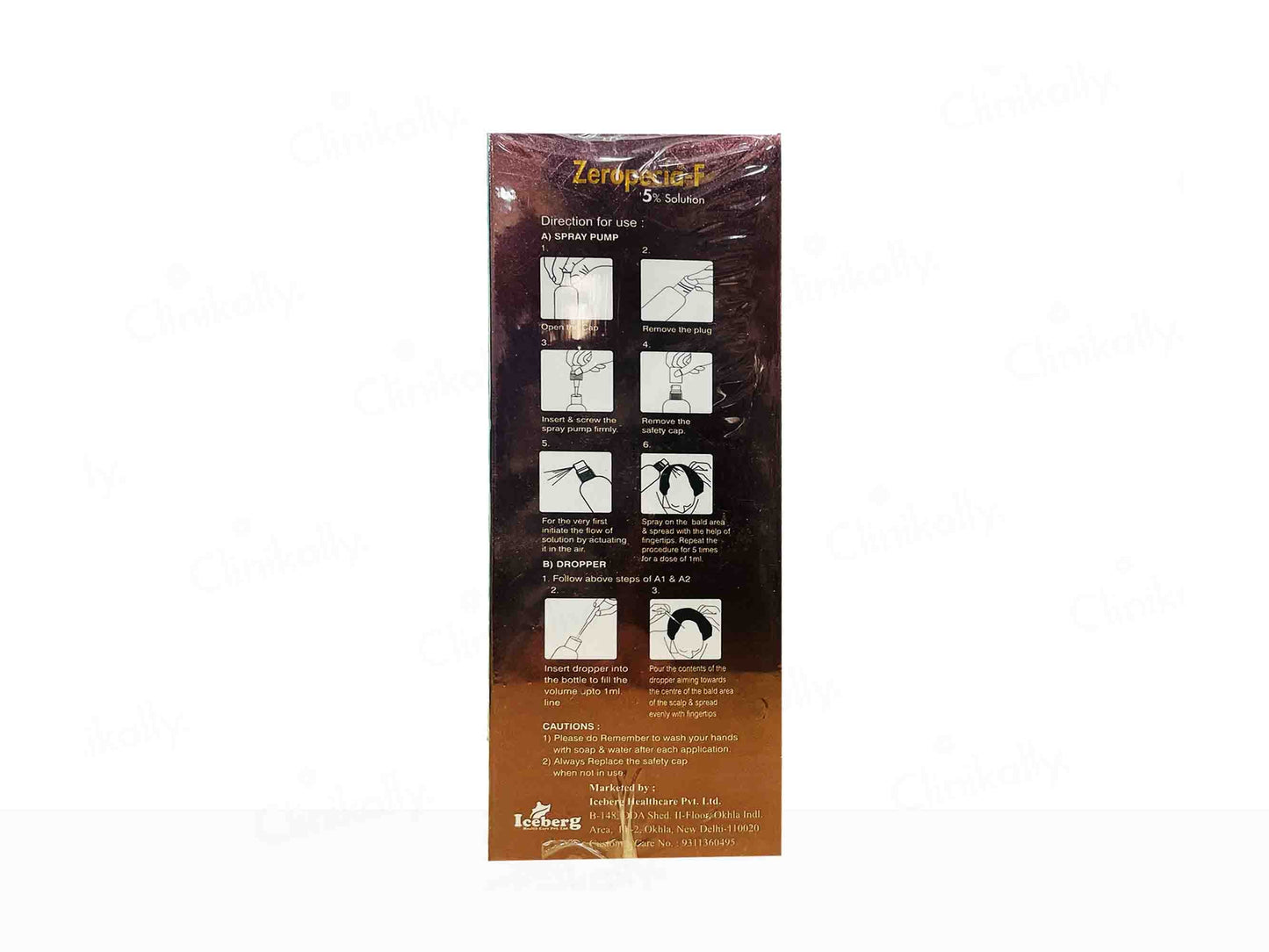 Zeropecia F 5% Topical Solution