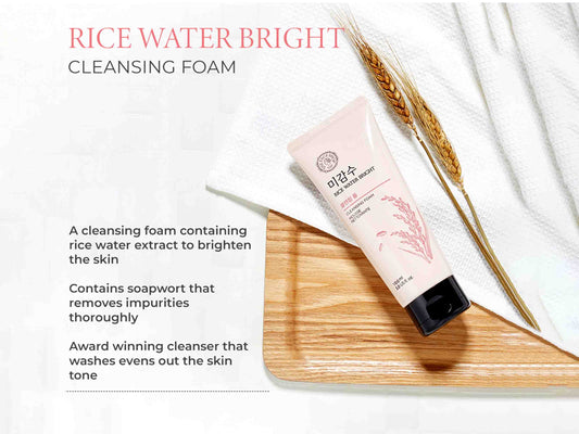 The Face Shop Rice Water Bright Foaming Cleanser