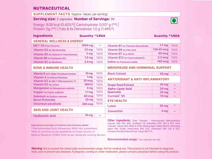WishNew Wellness Daily Ritual Multivitamin Capsule For Women 50+