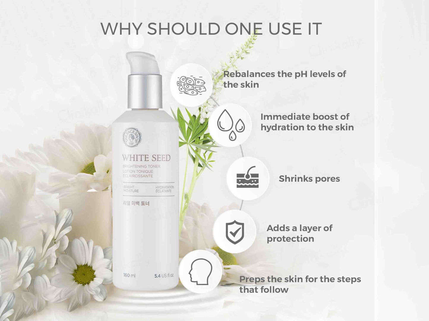 The Face Shop White Seed Brightening Toner