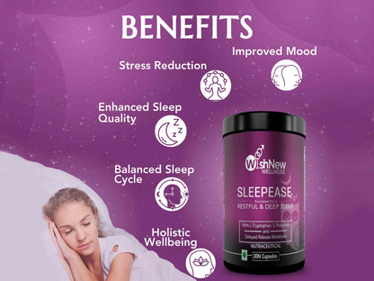 WishNew Wellness Sleepease Restful & Deep Sleep Capsule