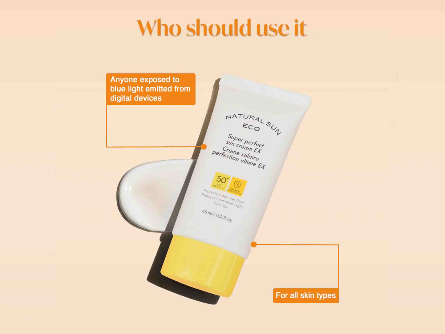 The Face Shop Natural Sun Eco Super Perfect Sun Cream EX
