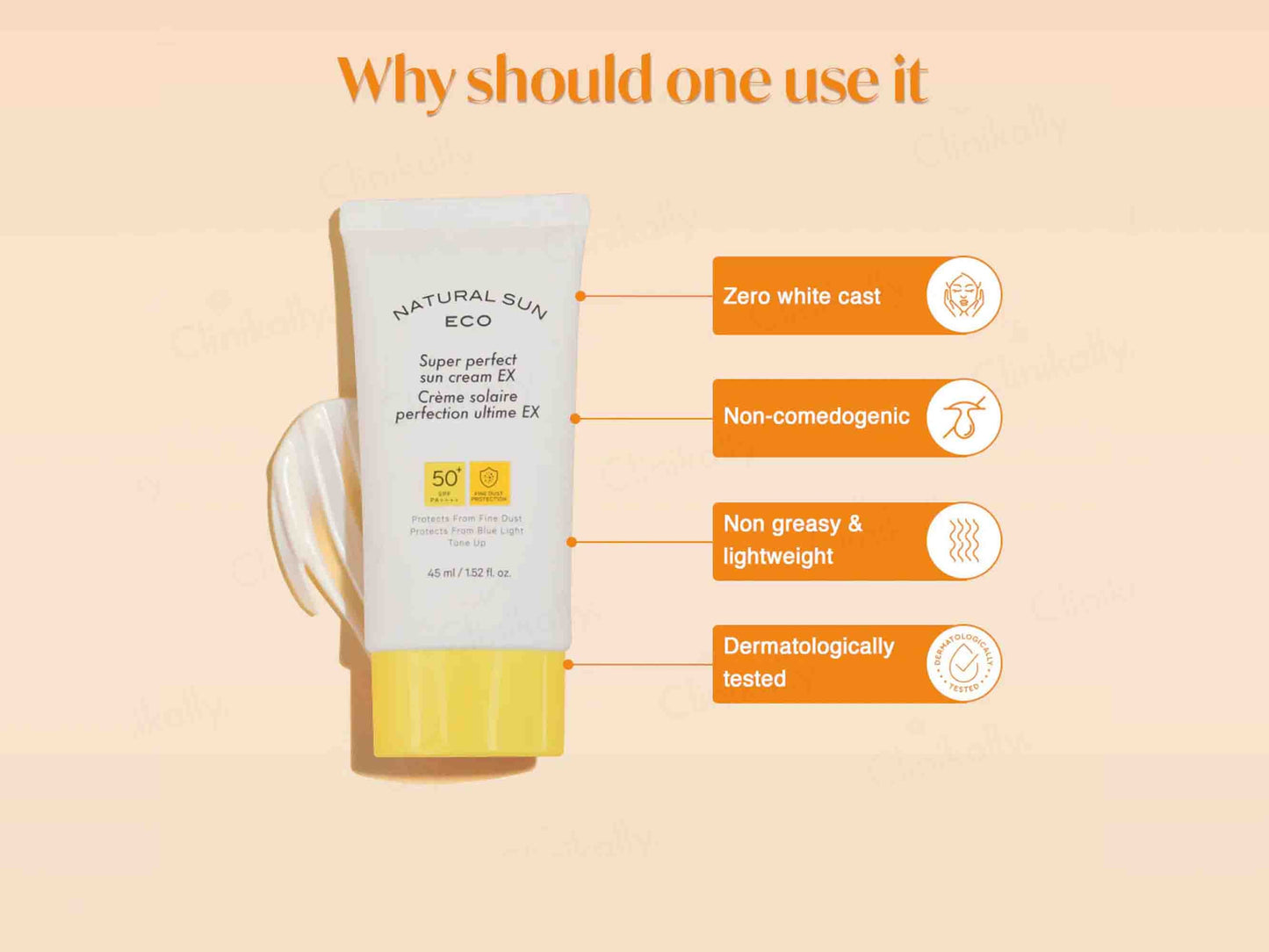 The Face Shop Natural Sun Eco Super Perfect Sun Cream EX
