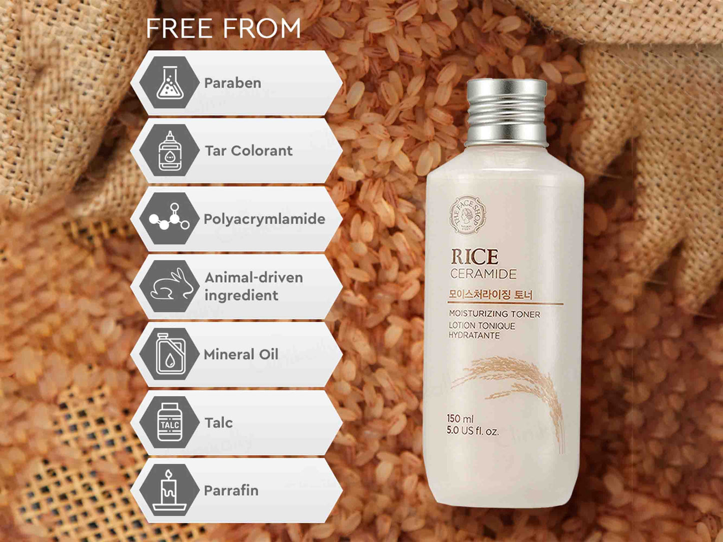 The Face Shop Rice & Ceramide Moisturizing Toner