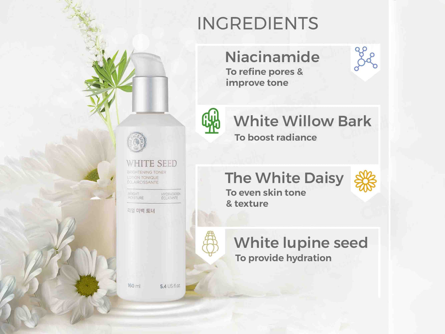 The Face Shop White Seed Brightening Toner