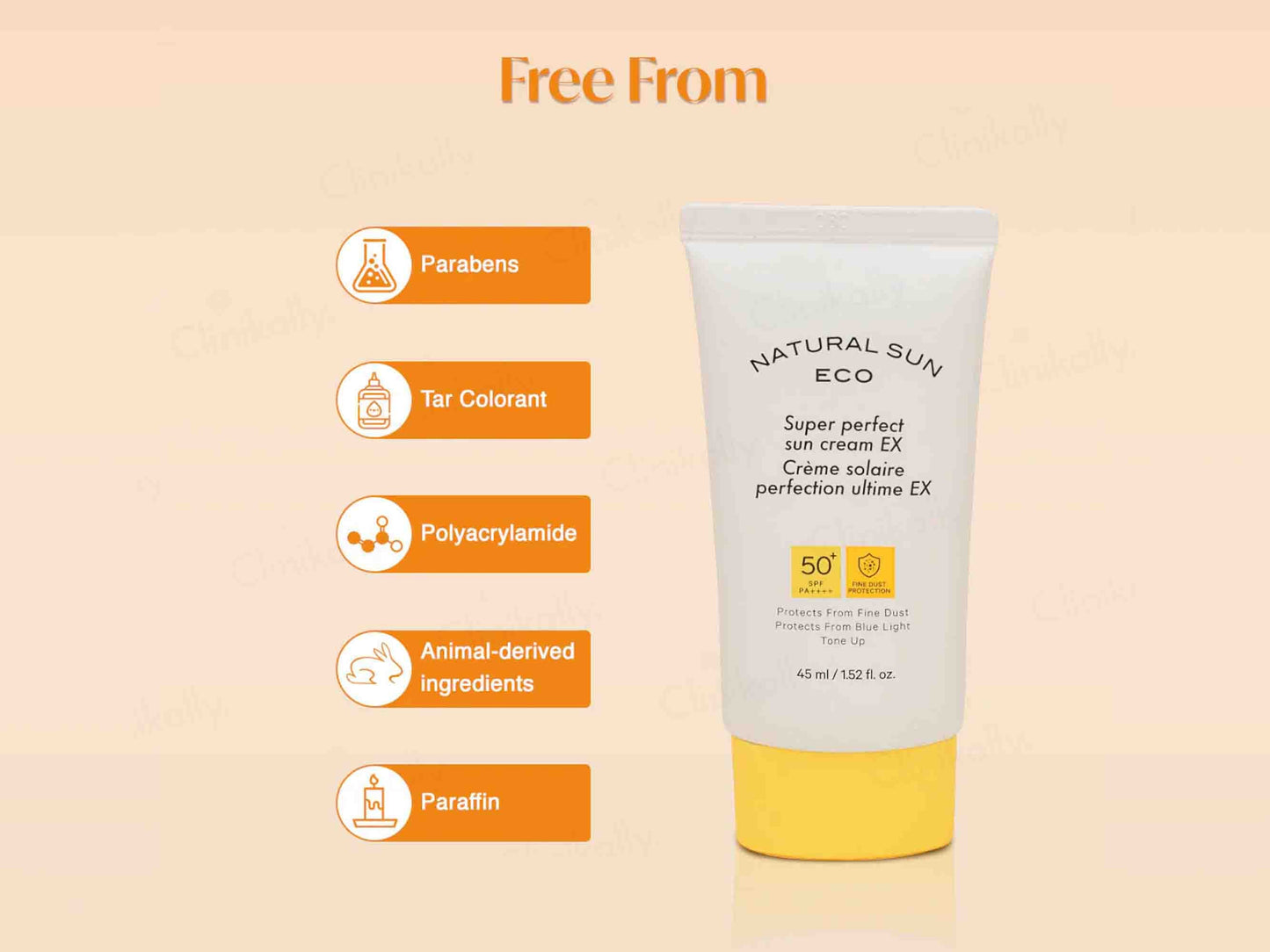 The Face Shop Natural Sun Eco Super Perfect Sun Cream EX