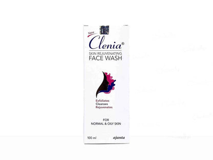 Clenia face wash skin brightening , Anti-acne and youthful effect