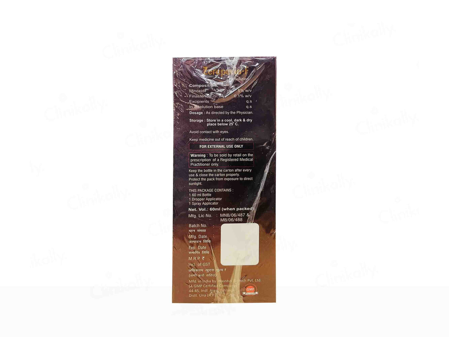 Zeropecia F 5% Topical Solution
