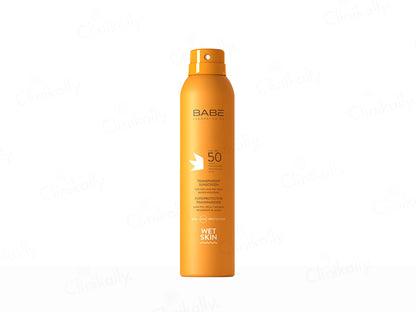 BABE Transparent Sunscreen Wet Skin SPF 50