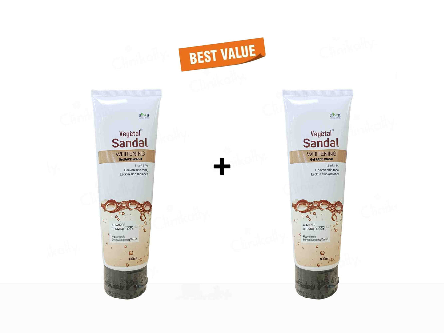 Vegetal Sandal Whitening Gel Face Wash