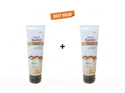 Vegetal Sandal Whitening Gel Face Wash