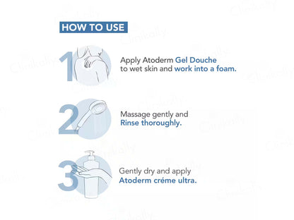Bioderma Atoderm Gel Douche Gentle Cleansing Gel For Normal To Dry & Sensitive Skin