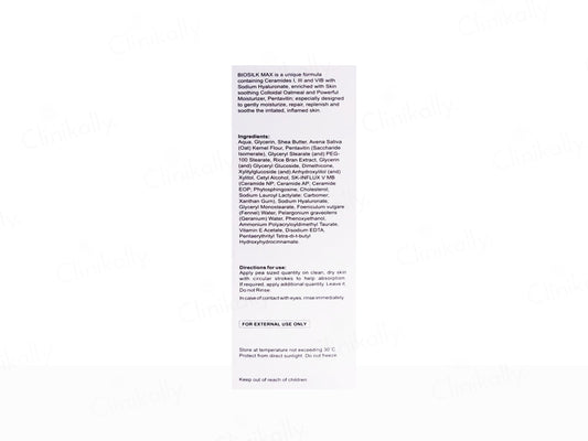 Biosilk Max Intense Moisturizing Cream