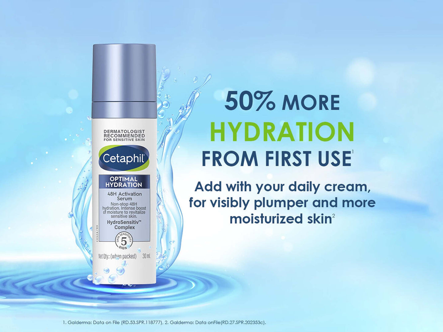 Cetaphil Optimal Hydration 48H Activation Serum