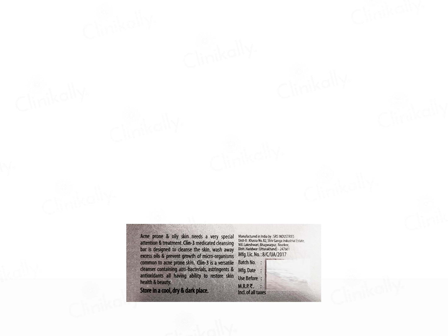 Clin-3 Anti Acne Cleansing Bar