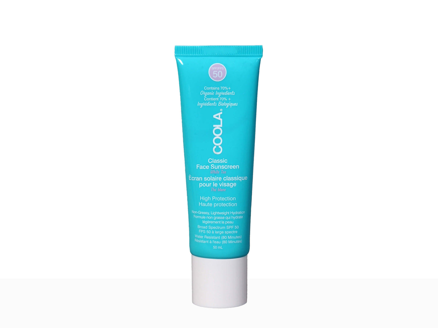 Coola Classic Face Sunscreen SPF 50 White Tea