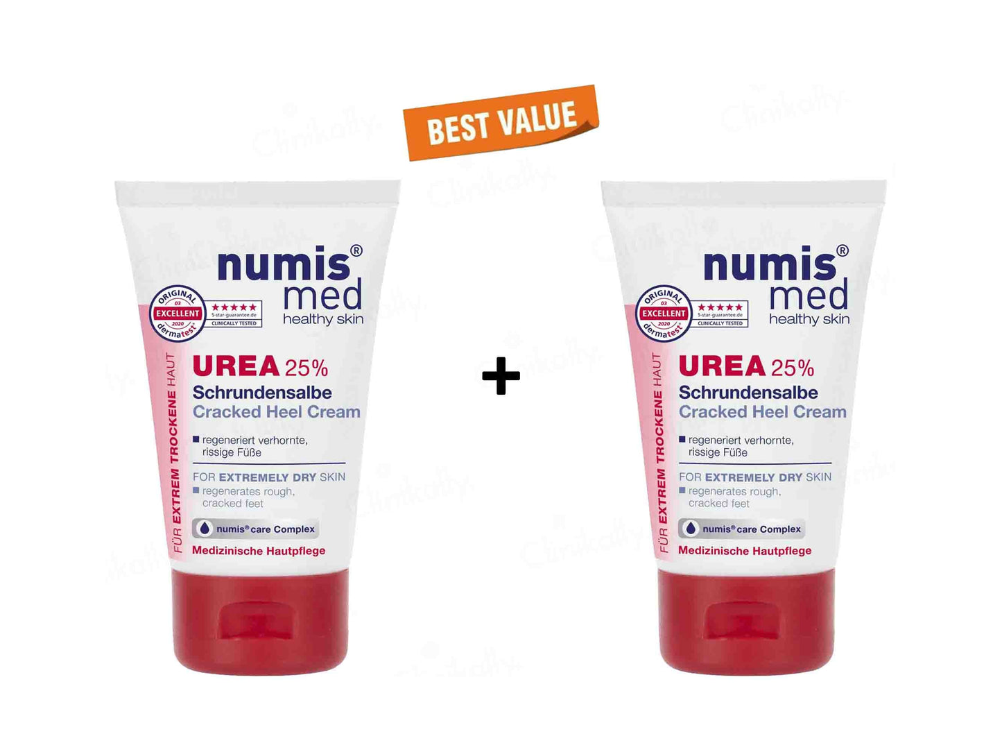 Numis Med Urea 25% Cracked Heel Cream For Extremely Dry Skin