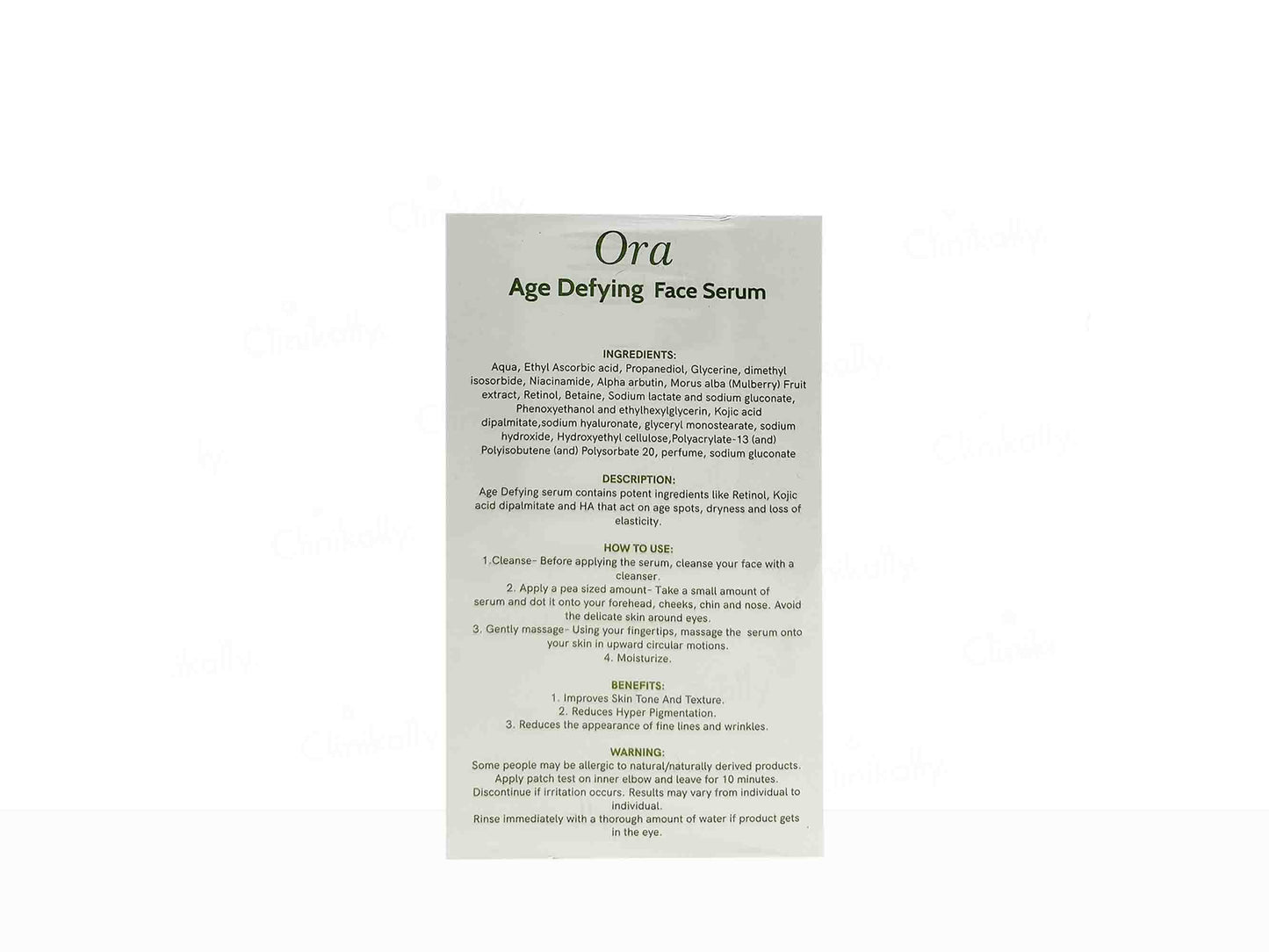 Ora Age Defying Face Serum