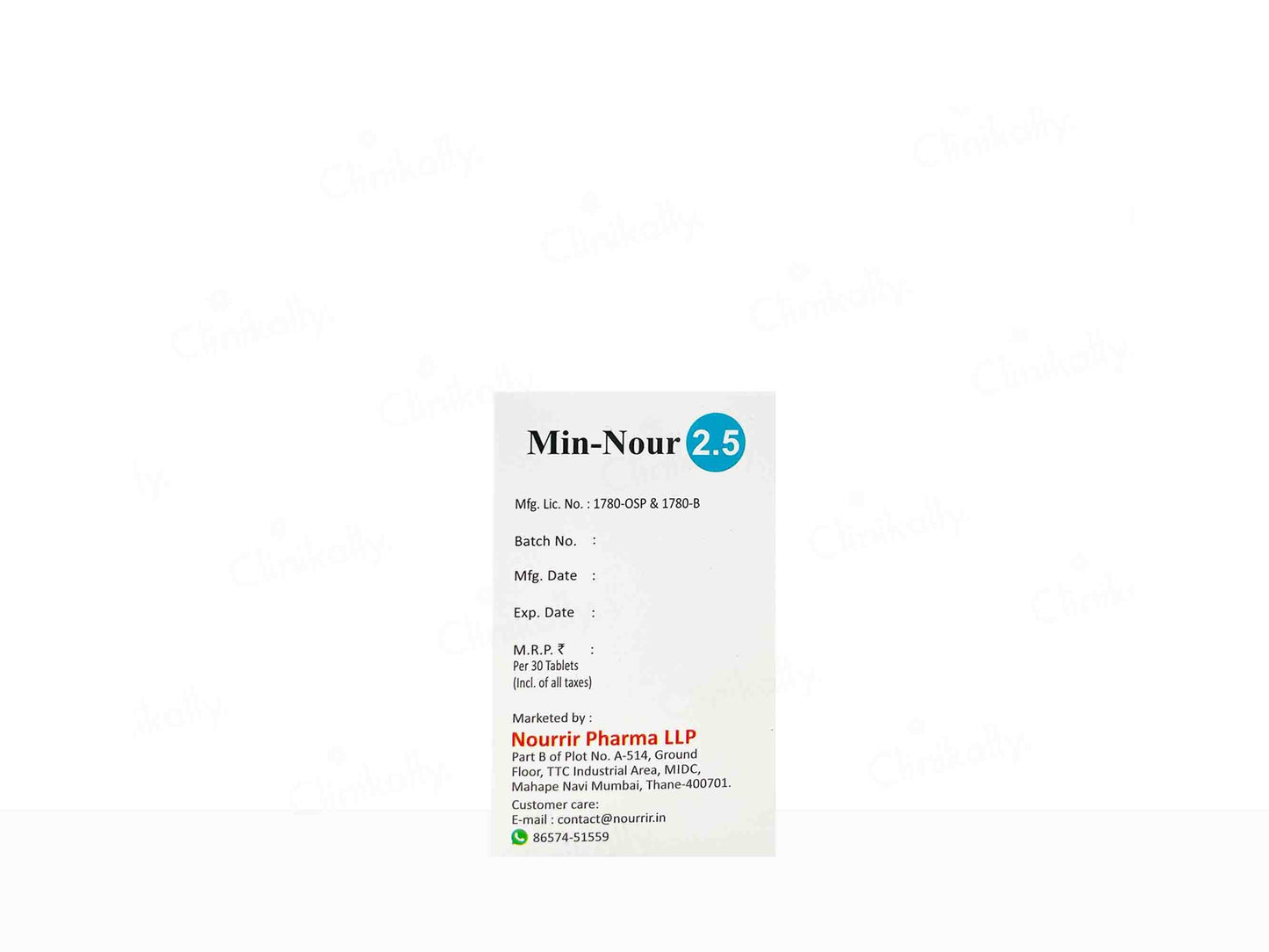 Min-Nour 2.5 Tablet