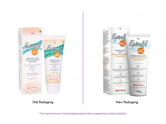 Episoft AC Moisturiser with Sunscreen SPF 30