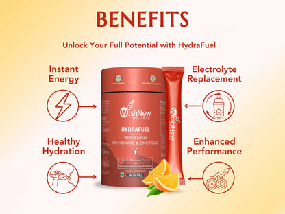 WishNew Wellness Hydrafuel Instant Energy Drink Mix