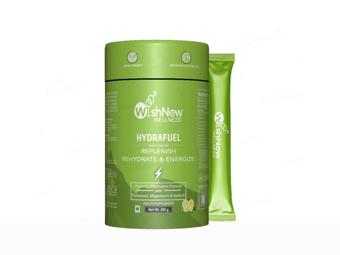 WishNew Wellness Hydrafuel Instant Energy Drink Mix