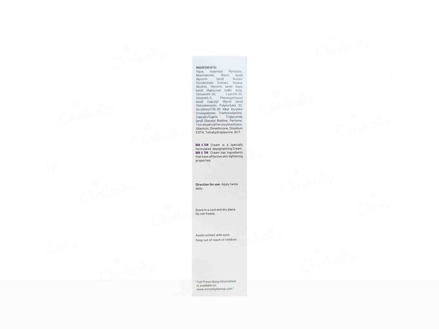 Ban A Tan Depigmenting Cream