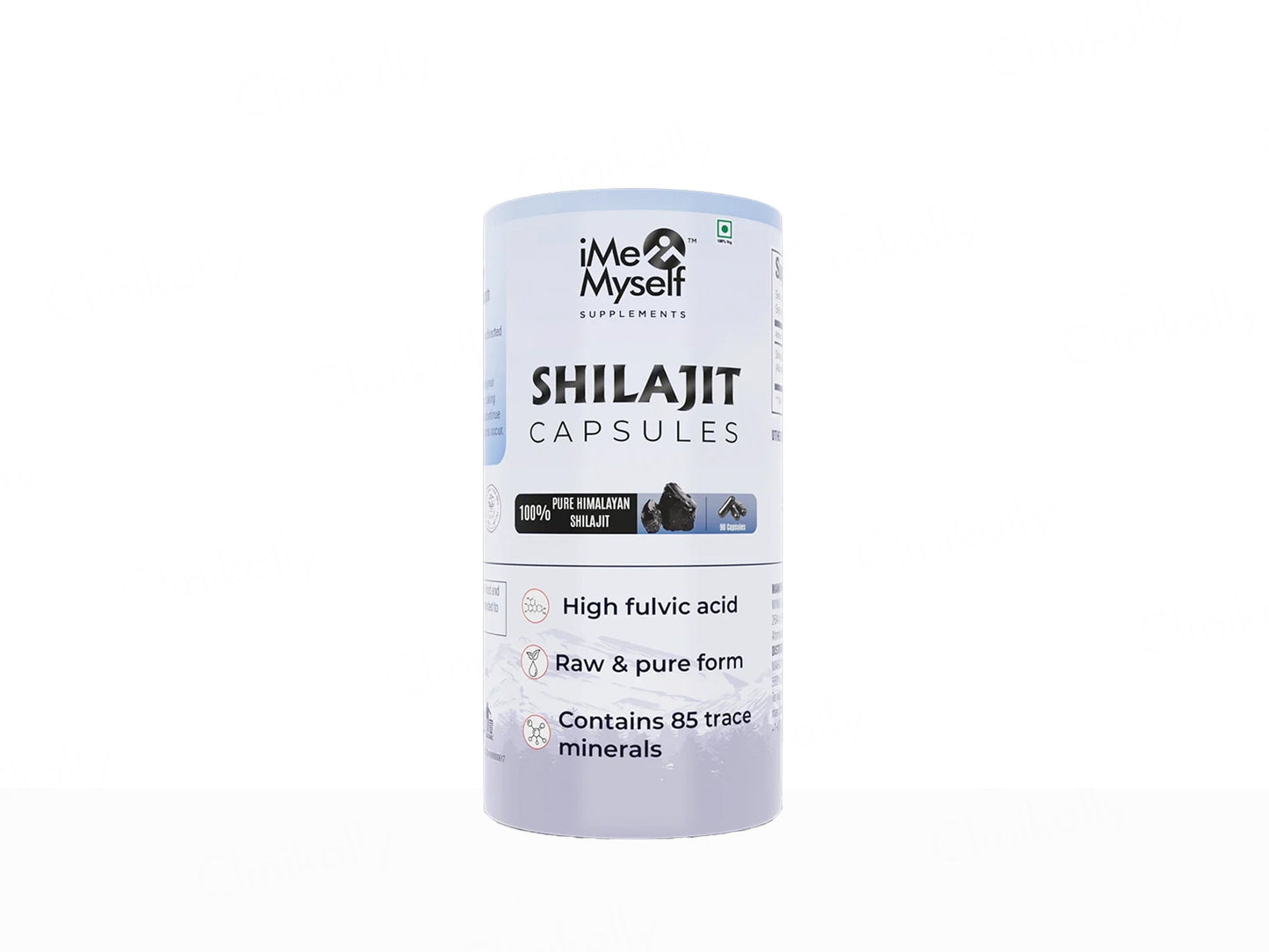 iMeMyself 100% Pure Himalayan Shilajit Dietary Supplement Vegetarian Capsule