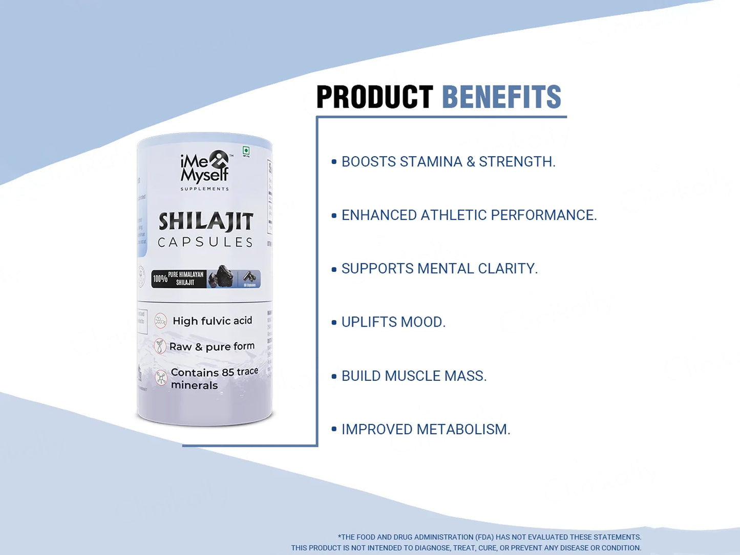 iMeMyself 100% Pure Himalayan Shilajit Dietary Supplement Vegetarian Capsule