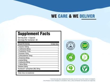 iMeMyself Amino Acids Dietary Supplement Vegetarian Capsule