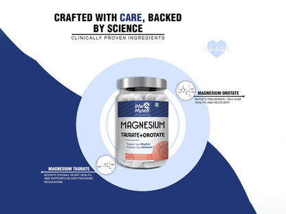 iMeMyself Magnesium Taurate + Orotate Dietary Supplement Vegetarian Capsule