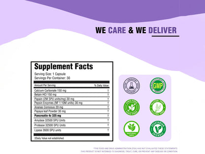 iMeMyself Enzyme Blend Dietary Supplement Vegetarian Capsule
