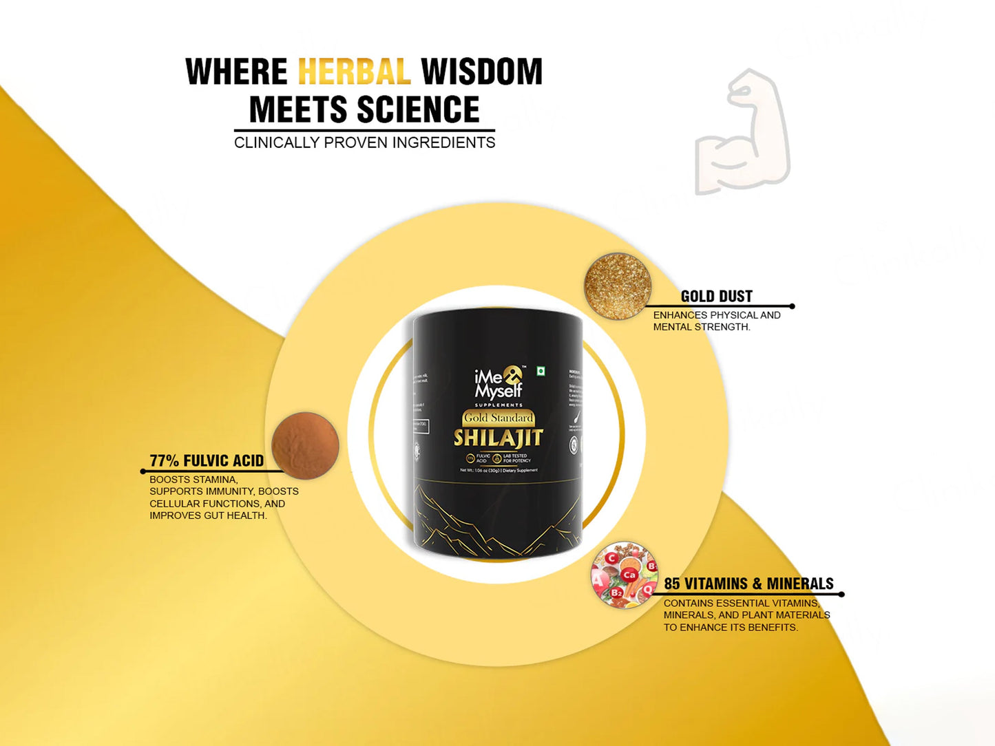 iMeMyself Gold Standard Shilajit Dietary Supplement Resin